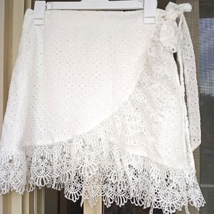 Wrap Tie side Schiffy Skirt